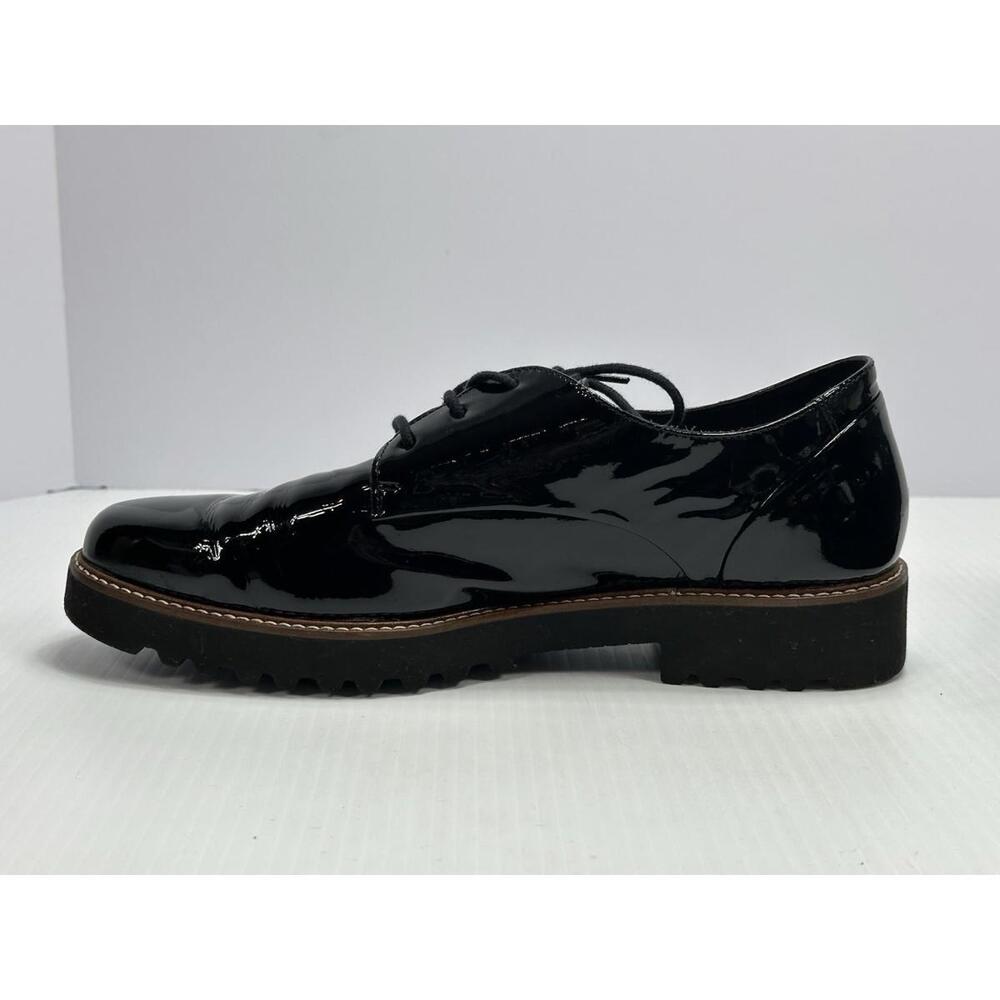 Mephisto Sabatina Black Patent Leather Oxford Lace‎ Up Shoes Size 9.5 Eur 7 - Picture 5 of 11
